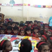JR KG Greeting making Competition 18-19