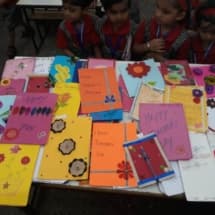 JR KG Greeting making Competition 18-19
