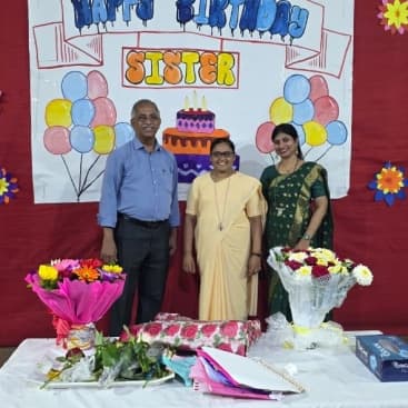 Principal's birthday celebration